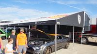 Among the popular attractions in the manufacturer's midway is always the Tommy Pike Customs tent, see here during Sunday's final day of the Pennzoil AutoFair presented by Advance Auto Parts.