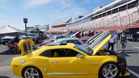 A general view of cars in the infield during Sunday's final day of the Pennzoil AutoFair presented by Advance Auto Parts.