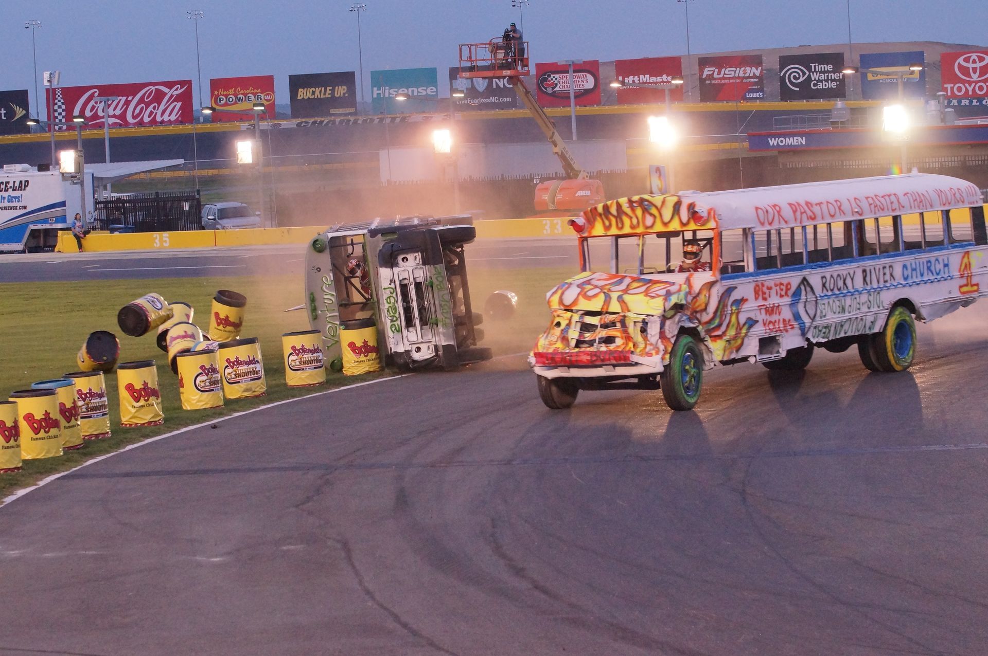 Photos Media Charlotte Motor Speedway Scenes from ActionPacked Round 6 of Bojangles