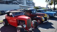 Chopped tops, flames and more on display on Thursday before the 22nd annual Goodguys Southeastern Nationals return to Charlotte Motor Speedway.