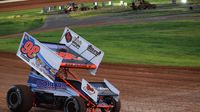 Dave Blaney tests his World of Outlaws Sprint Car during a test session at The Dirt Track at Charlotte ahead of the Nov. 5-7 Bad Boy Buggies World of Outlaw World Finals.