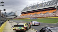 Hunter Hayes got an up-close tour of the 24-degree banking at Charlotte Motor Speedway during a Rusty Wallace Racing Experience ride along on Friday, Aug. 7, 2015. The singer returns to the famed speedway to perform before the Bank of America 500 on Saturday, Oct. 10, 2015.