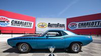 This 1970 Plymouth AAR 'Cuda was named Best of Show during the final day of the Pennzoil AutoFair at Charlotte Motor Speedway.
