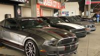 Some modern muscle on display during Saturday's fun at the Pennzoil AutoFair presented by Advance Auto Parts.