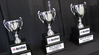 Best of Show trophies on display before Sunday's awards ceremony at AutoFair.