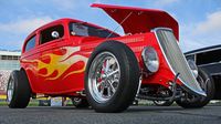 Hot cars and hot paint jobs were on full display during the second day of the Goodguys Southeastern Nationals at Charlotte Motor Speedway.