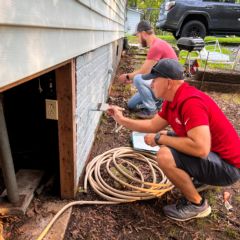 As part of Charlotte Motor Speedway's fifth annual Day of Service, crews painted, landscaped and refreshed one of Cooperative Christian Ministries' teaching houses in Kannapolis.