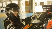 Landon Rapp gets ready in his pits before taking the track during Round 4 action at the Bojangles' Summer Shootout.