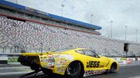 Troy Coughlin's Pro Mod takes the green light during a three-day Pro Mod test featuring 20 teams at zMAX Dragway.