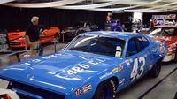 This famous Petty Blue No. 43 is among the NASCAR Hall of Fame cars on display in the Nationwide Showcase Pavilion during opening day at the Charlotte AutoFair.