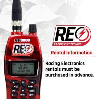 Racing Electronics Scanner Rental
