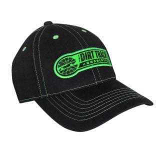 The Dirt Track Green Logo Hat