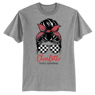 Ladies Messy Bun Tee