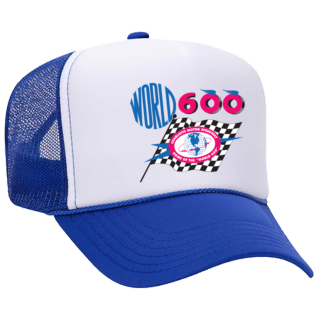 CMS WORLD 600 TRUCKER HAT White