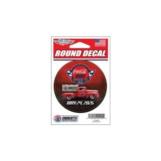 Coca-Cola 600 Round Decal
