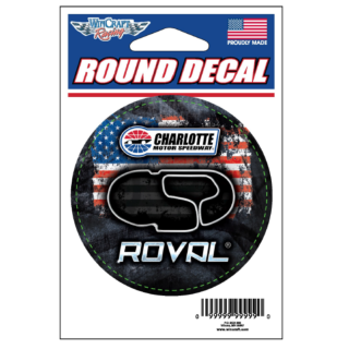CMS DISTRESSED FLAG ROVAL DECAL