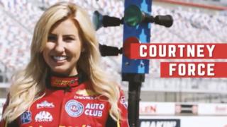 Courtney Force prepares for the 2017 4 Wide Nationals at zMax Dragway